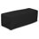 Outdoor Rectangular Fire Pit Cover, Rectangle Heavy Duty18 Oz Waterproof Uv & Weather Resistant, For Patio Lawn Garden Outside, Air Vents & Drawstrings (122 cm L X 51 cm W X 46 cm H, Black)