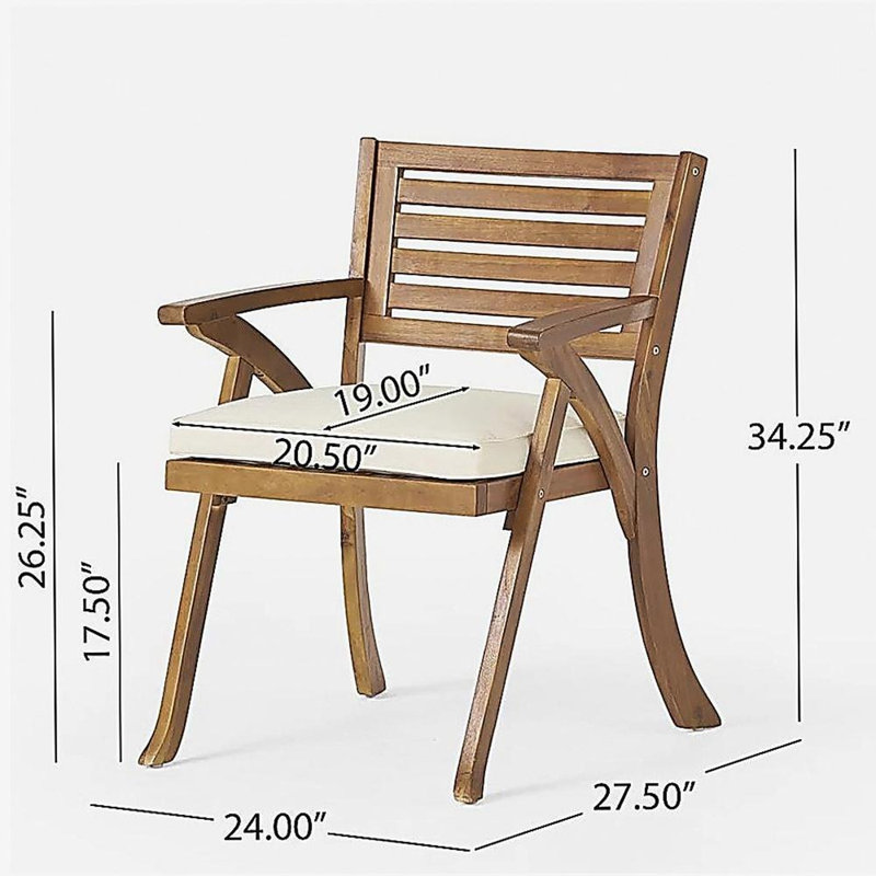 Ensemble repas d'extérieur en bois 7 pièces