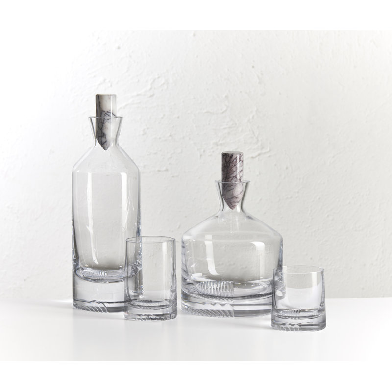 Alba Whiskey Lead Free Crystal Glasses, 13.25 Oz