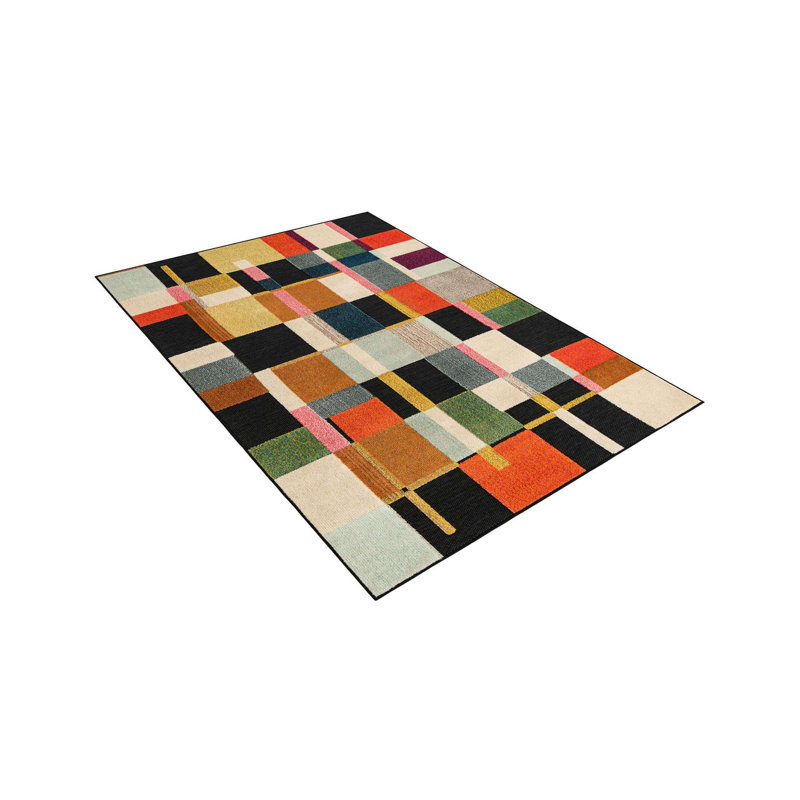 Tapis Bungalow Rose Tamaris Caimin, Rectangle 5 pi 1 po x 7 pi 1 po