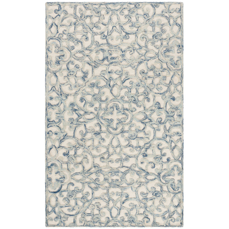 Tapis en laine touffeté à la main MSR Trace Martha Stewart, Rectangle 3 pi x 5 pi