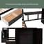 Jadviga Kids Twin Over Twin Over Full Bunk Bed with Drawers-1961497649