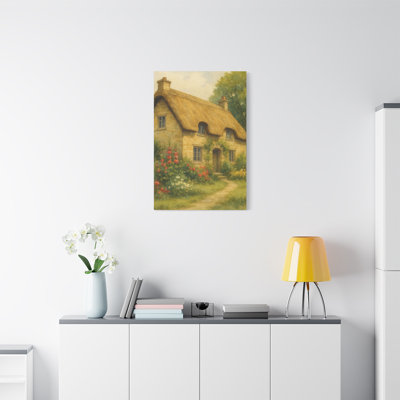 Aaroon Single Picture Frame Print on Canvas