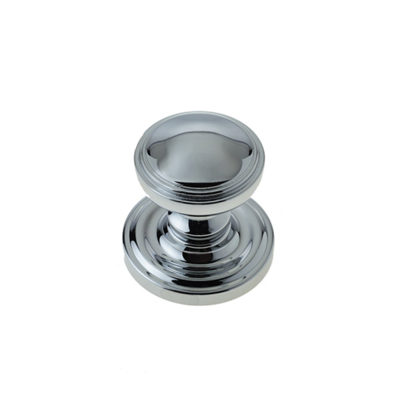 Passage Knobset, Polished Chrome