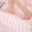 106.3" Soft  3-Person Sofa. Matches 30.7" Ottoman With Hydraulic Lift. Comfortable & Stylish. For Bedroom Light Pink.