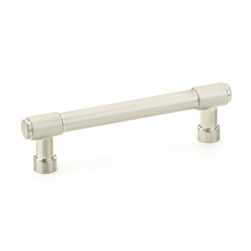 Emtek Jasper Bar Cabinet Pull, Satin Nickel, 4" Center To Center