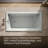 Underscore 60" x 32" Alcove/Tile In Whirlpool Acrylic Bathtub with Heater-51704308