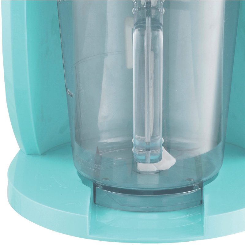 Brentwood Margarita And Frozen Drink Machine, Blue 35oz Pitcher, Adjustable Ice Shaving Blender For Homemade Drinks