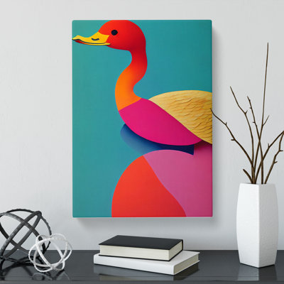 Wapella Duck Avant Garde - Wrapped Canvas