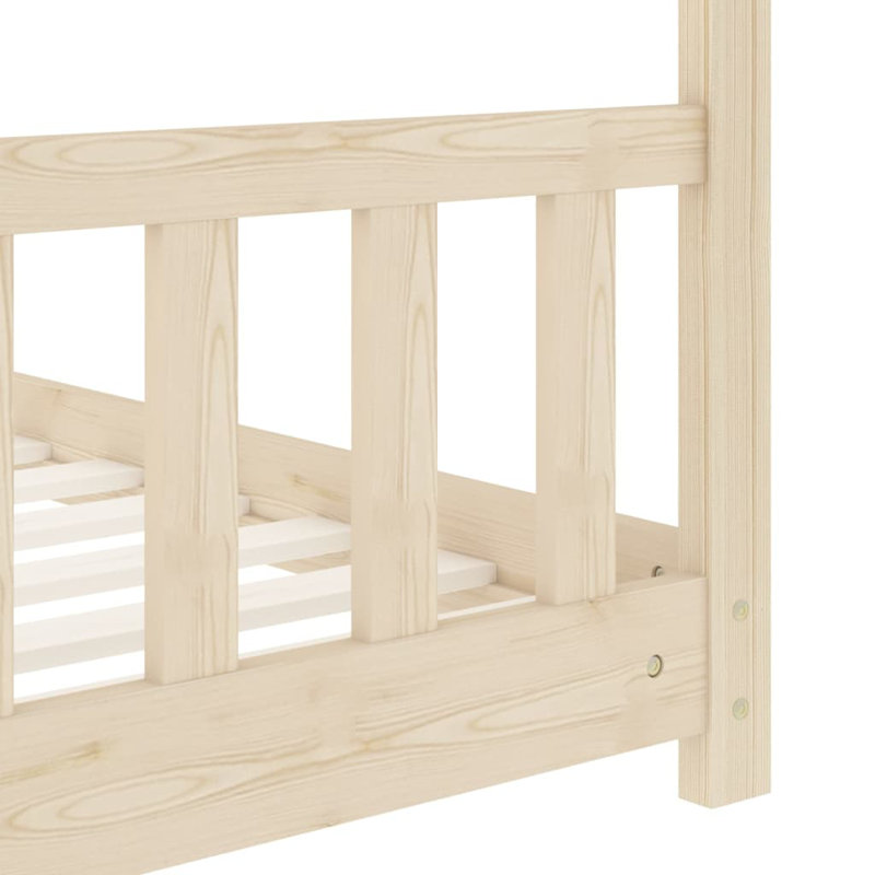 Gearoid Standard House Beds, Brown, Single-Short (80 x 160 cm)