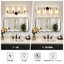Luminaire de salle de bain à intensité variable 4 lumières 35 "avec abat-jour en lin-129914345-133144552-133144556