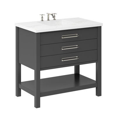 Kiawah Three-Drawer Single Bath Vanity