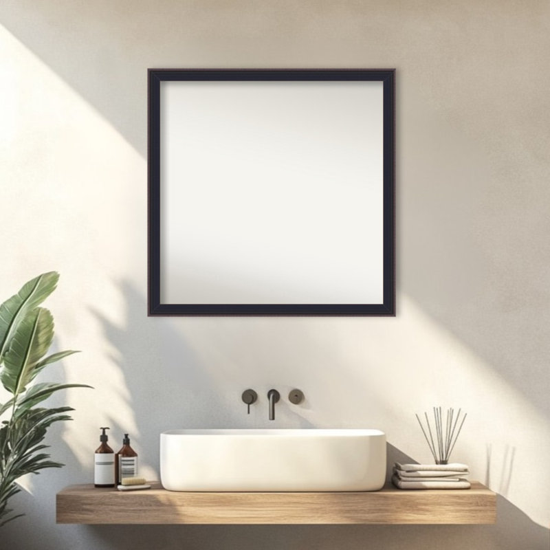 Miroir mural de salle de bain Havana, 28.5" x 28.5"