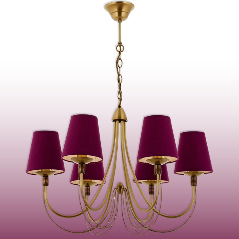 Lustre luxueux 6 lumières