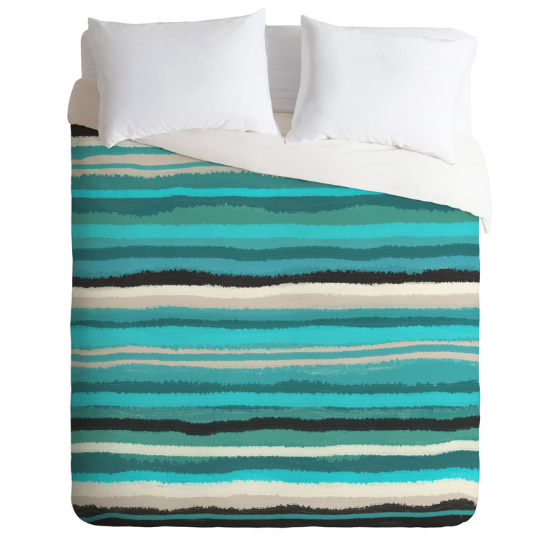 Ensemble de housse de couette painting, Housse de couette pour grand lit et 2 taies décor