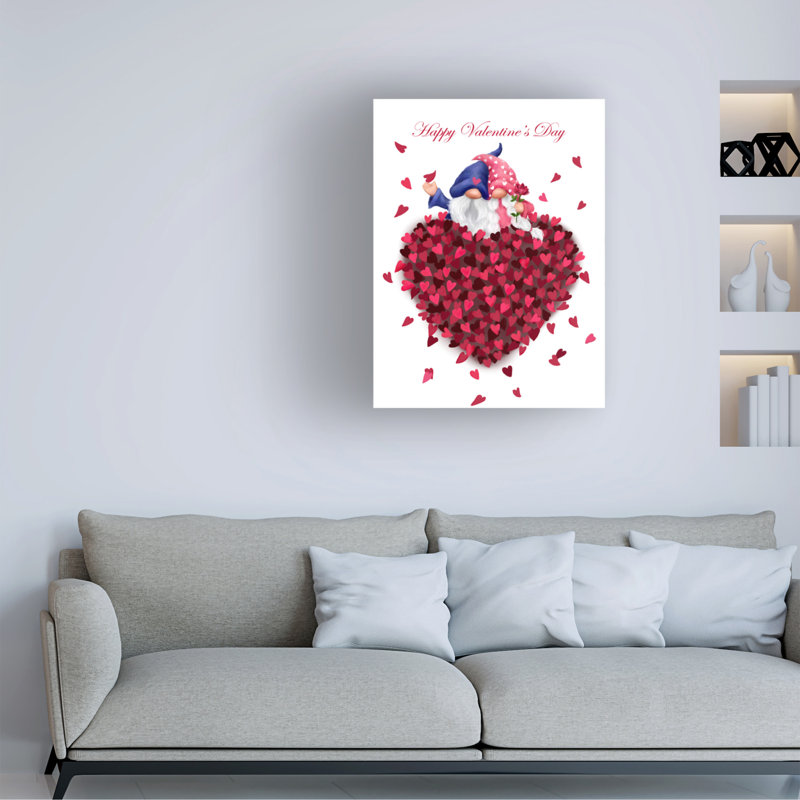 Art sur toile, rouleau, ginome de Valentin, H 14 po x l 19 po