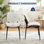 Upholstered Side Chair in White