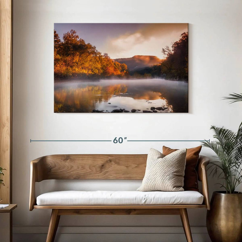 Alvord Misty Ozark River, H 30 po x l 45 po
