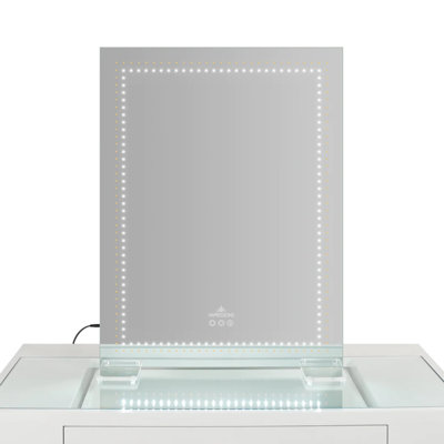 Vanity Stage Lite XL Lighted Vanity Mirror with LED Light, Soft Touch Sensor, 3 Dimmable Light Temperature