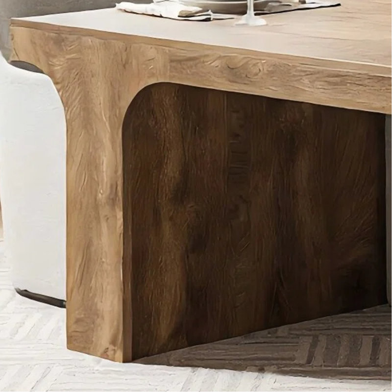 Table de salle à manger de style champêtre