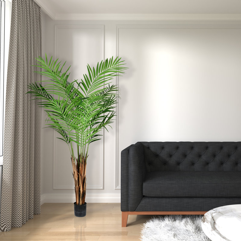 Palmier aréca artificiel en pot, H 72 po x l 36 po x P 36 po
