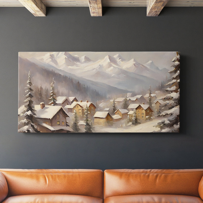Série paysage - CCCCI - Toile tendue avec châssis - Prêt à accrocher, H 24 po x l 48 po