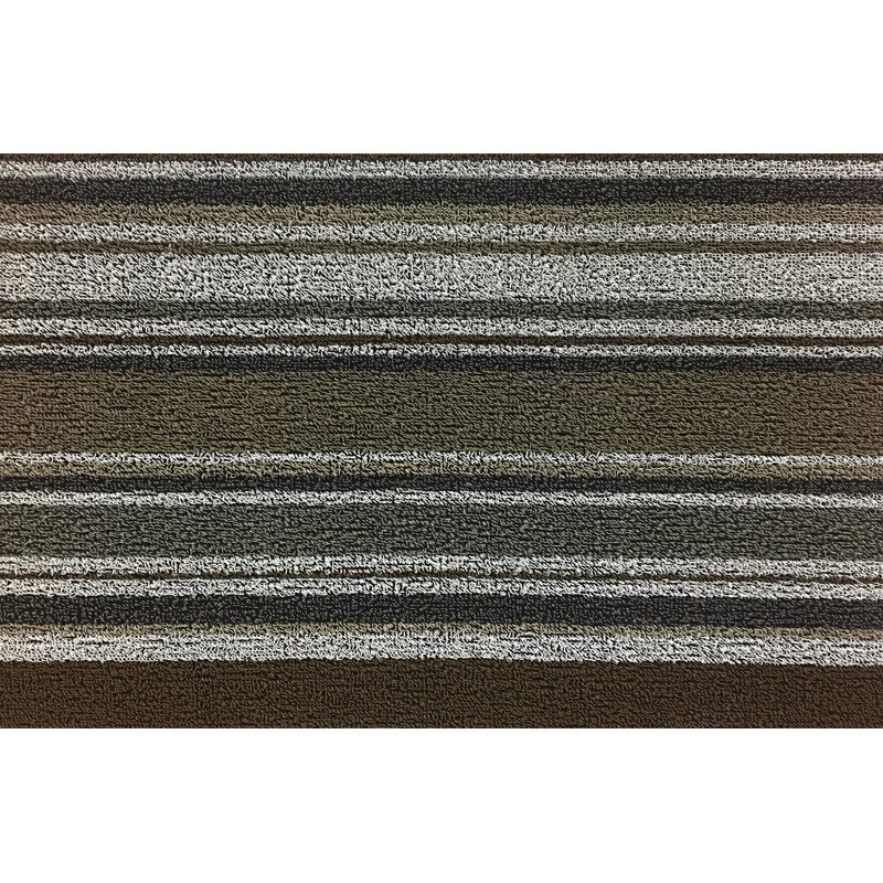 Striped Doormat, Oak, Rectangle 61 x 183cm