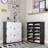 24 Pair Stackable Shoe Rack