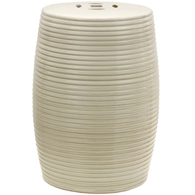 Alixandrea Ceramic Accent Stool