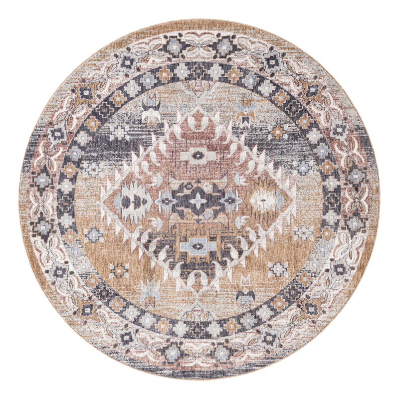 Tapis Foundry Select Perlita, Rond 7 pi