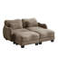 Causeuse avec repose-pieds mobile-130430797
