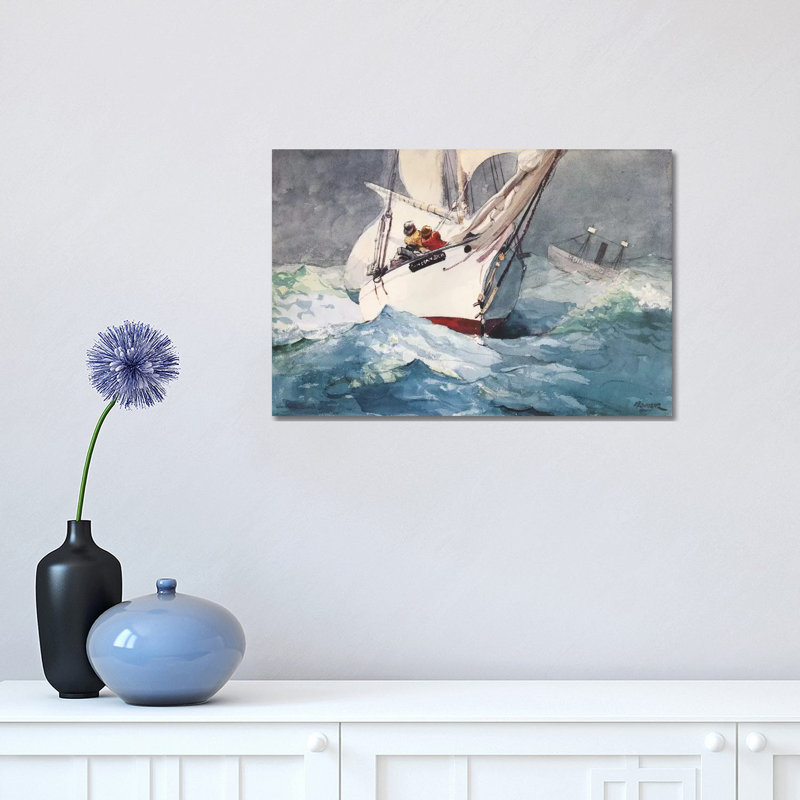 Diamond Shoal, 1905 by Winslow Homer - Wrapped Canvas Print