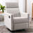 Modern Rocking Recliner Chair With High-Density Foam And Sturdy Wood Frame-116844588