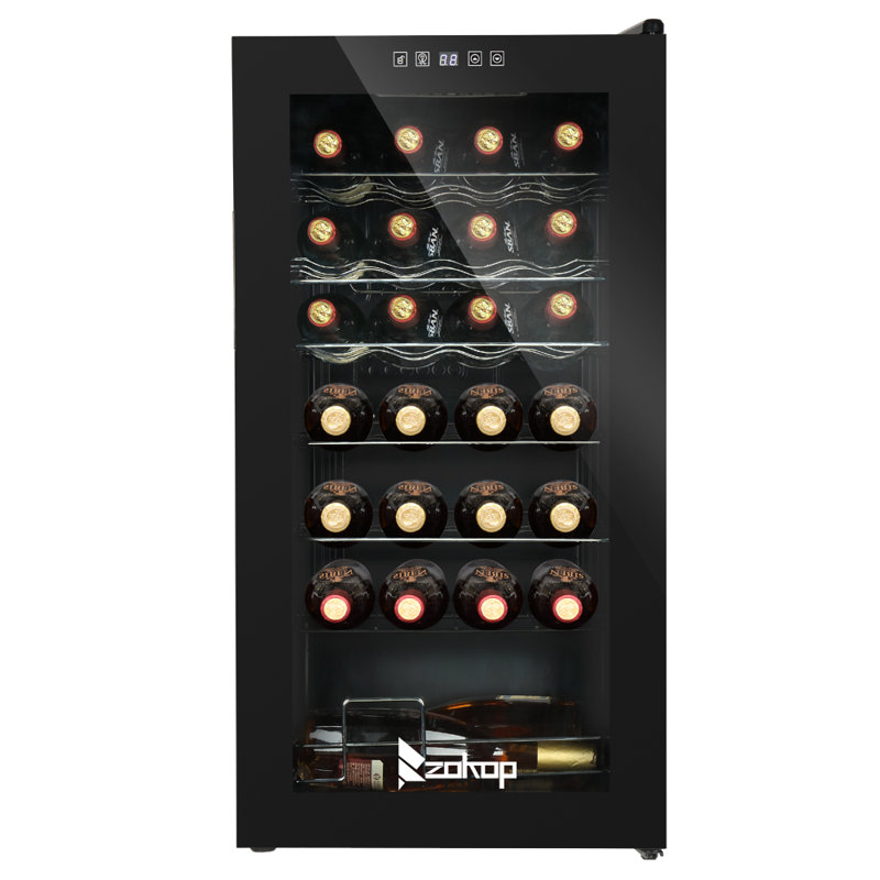 Winado Single Zone 16.9 " Freestanding 28 Bottle Wine & Beverage Refrigerator