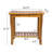 Everwood Acacia 2-Tier Shower Bench Spa Stool with Storage and Non-Slip Feet
