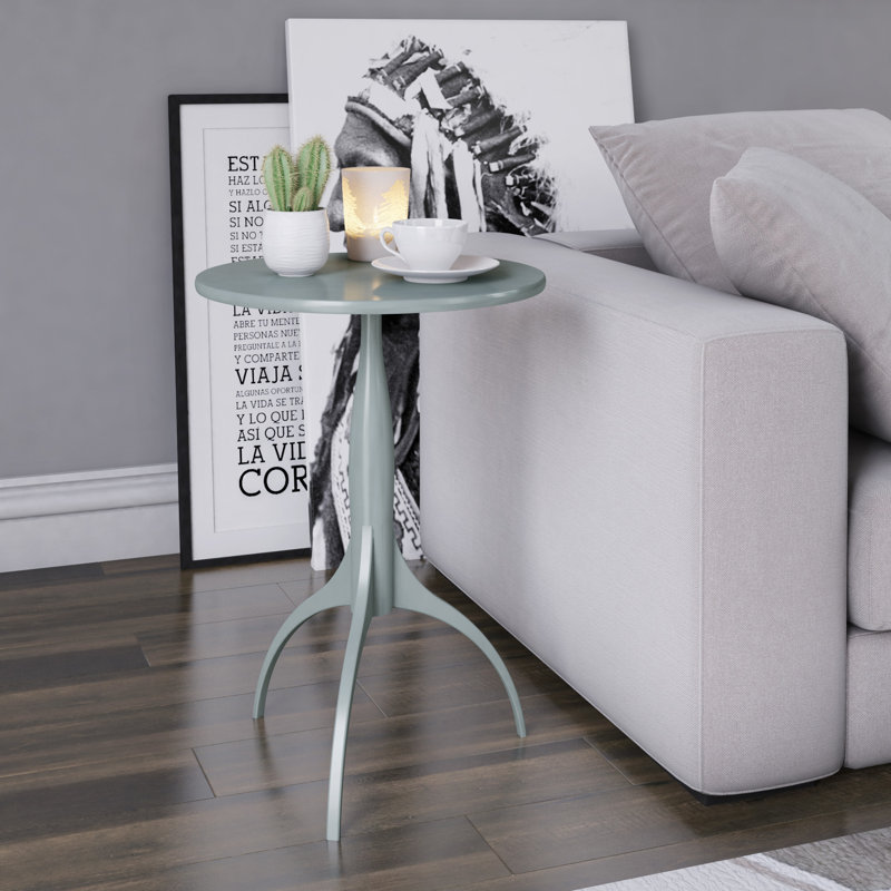 Ayiesha End Table, Dovetail Gray