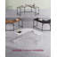 Hiller L-Shaped Metal Base Writing Desk-334767415