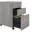 Ensemble de bureau rectangulaire configurable en bois manufacturé 3 pièces Studio C-1430187758