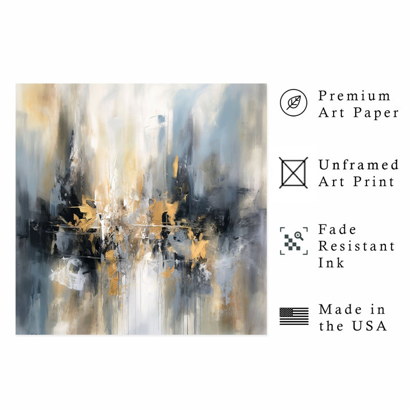 Abstract Abstract Dream Transitional Unframed Art Print, 28" H x 28" W