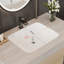 Meuble-lavabo peu encombrant (doit inclure le meuble-lavabo et le lavabo) avec rangement