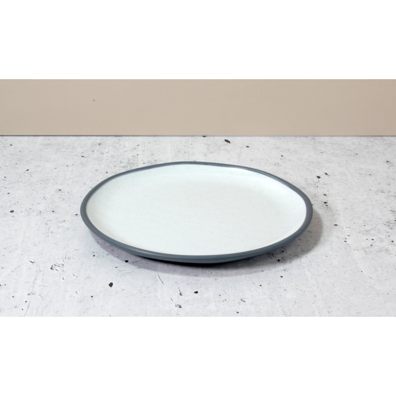 Marl 28cm Melamine Dinner Plate, Blue 