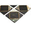 Stoneware Square 4 Piece Coaster Set