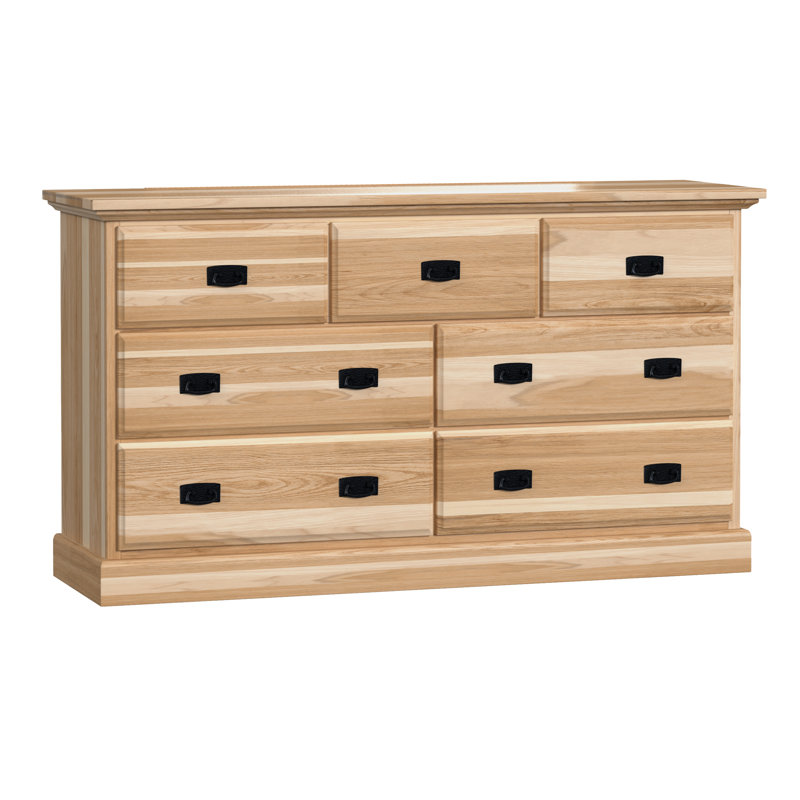 Arvilla 7-drawer Solid Wood Dresser