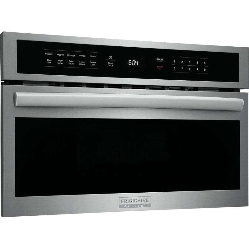 Frigidaire Gallery 1.6 Cubic Feet 1650 Watt Built-In Microwave with Sensor Cooking, Stainless Steel