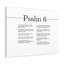 Receive My Prayer Psalm 6 - Wrapped Canvas Print-1730607440