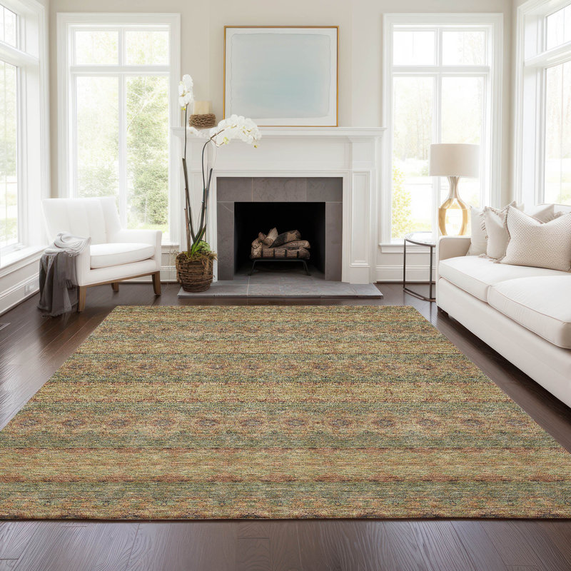 Tapis intérieur / extérieur Everlee avec envers antidérapant, Rectangle 9 pi x 12 pi