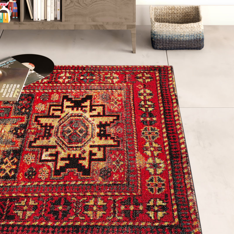 Ilamae Vintage Hamadan Performance Southwestern Rug, Rectangle 10'6" x 14'