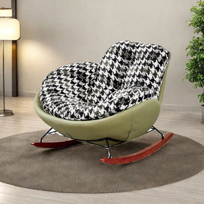 Solid wood rocking chair