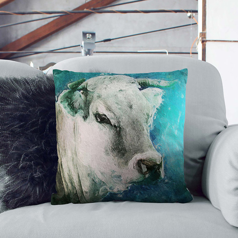 Square Cushion, 40cm H x 40cm W x 15cm D