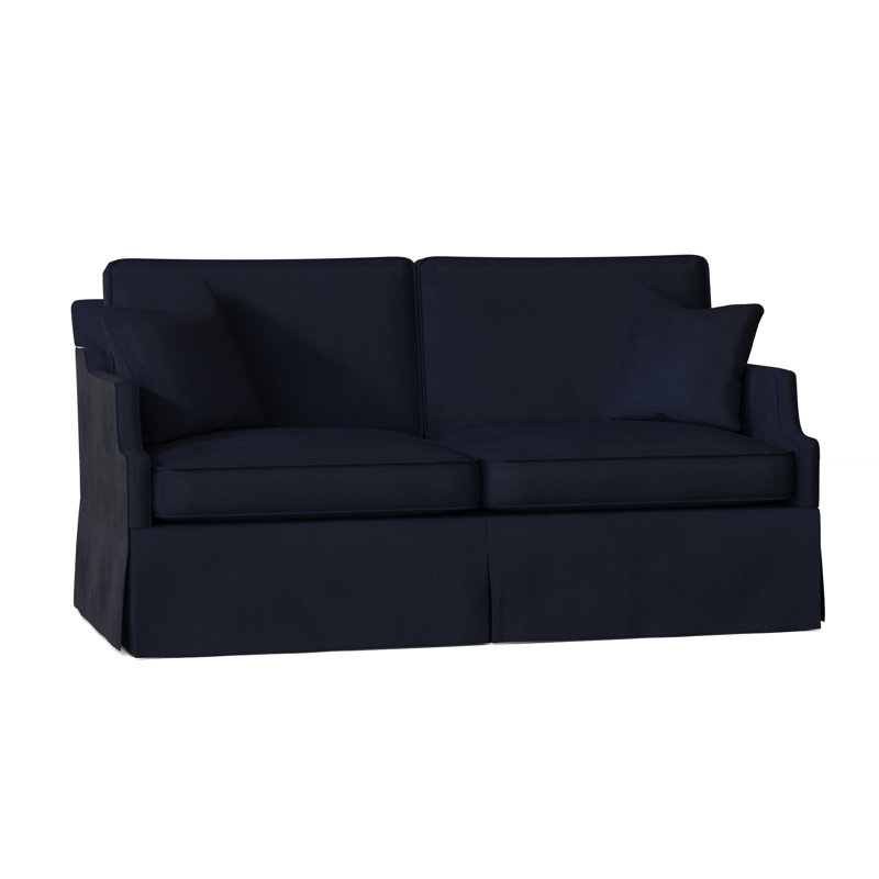 Canapé Warrington, l 72 po, Bleu marine Katrina